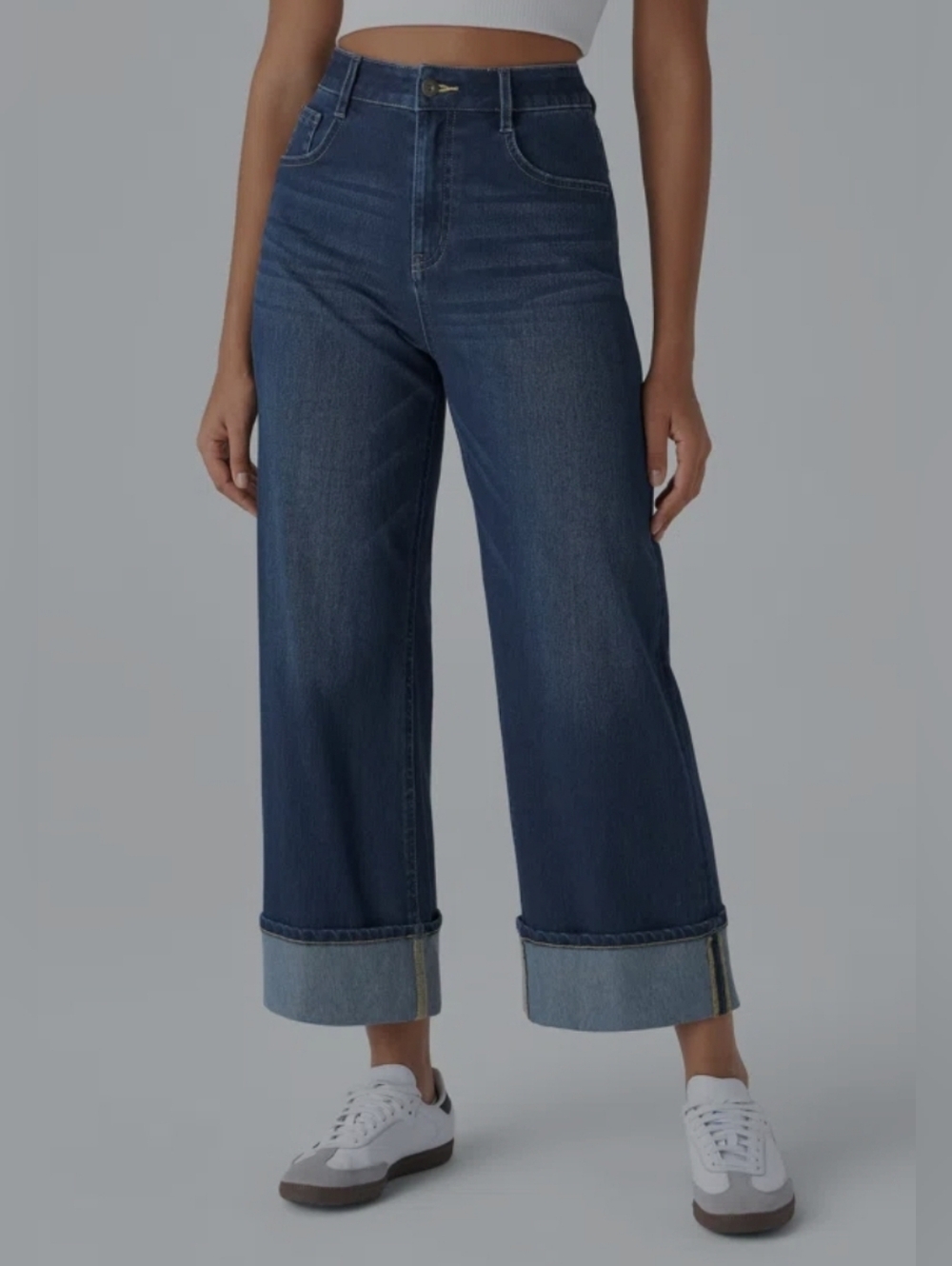 High Waisted Wide Leg Jeans